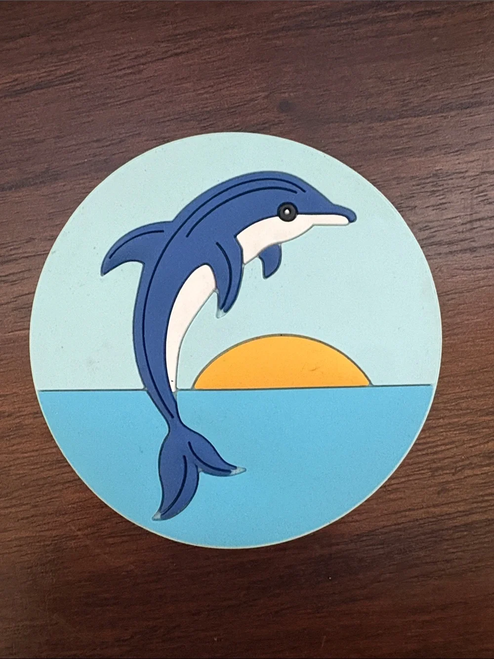 Blue Dolphin bogg bag charm